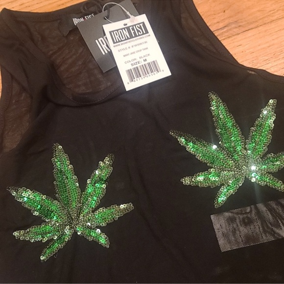 NWT Iron Fist Mary Jane Crop Top - Picture 4 of 6